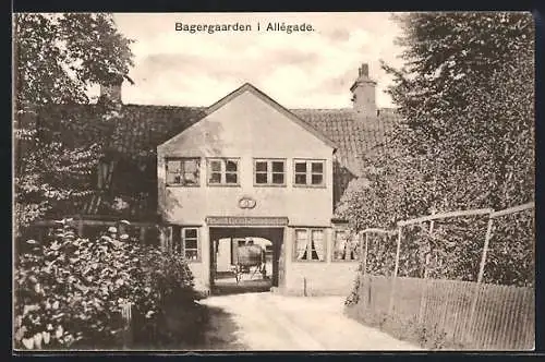 AK Kopenhagen, Bagergaarden i. Allégade