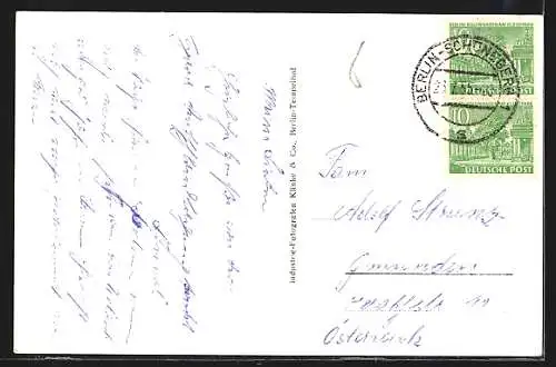 AK Berlin-Dahlem, Blick auf Freie Universität, Bibliothek