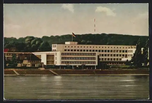 AK Bonn, Bundeshaus am Rhein