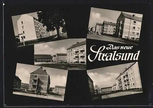 AK Stralsund, Szenen aus den Neubauvierteln
