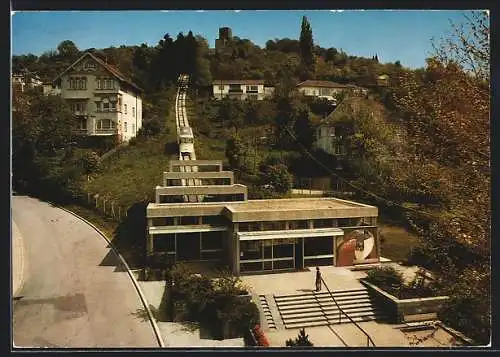 AK Karlsruhe-Durlach, Turmbergbahn Talstation