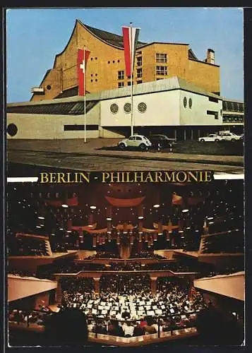 AK Berlin, Die Philarmonie mit Innenansicht
