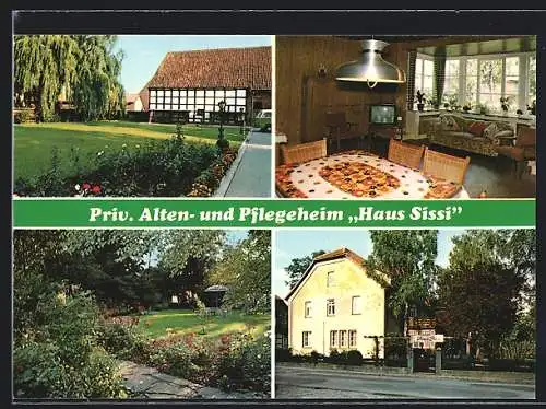 AK Elze / Esbeck, Alten- und Pflegeheim Haus Sissi, Geniusstrasse 20, Innenansicht, Garten