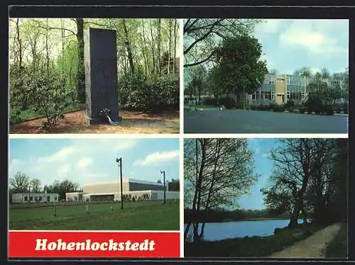 AK Hohenlockstedt, Ehrenmal, Teilansichten