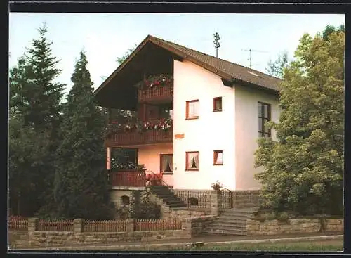 AK Hutthurm, Blick auf das Gasthaus Haus Sonnblick