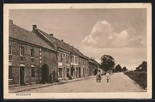 AK Büderich / Meerbusch, Strassenpartie