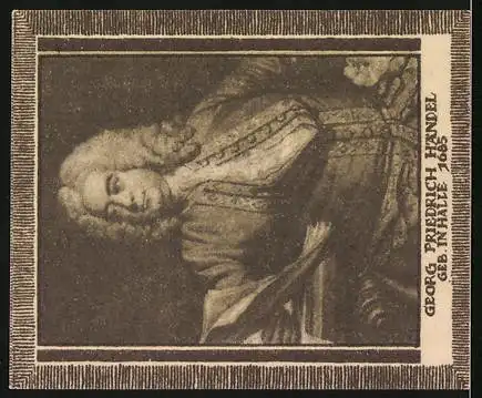 Notgeld Halle, 20 Pfennig, Portrait Georg Friedrich Händel