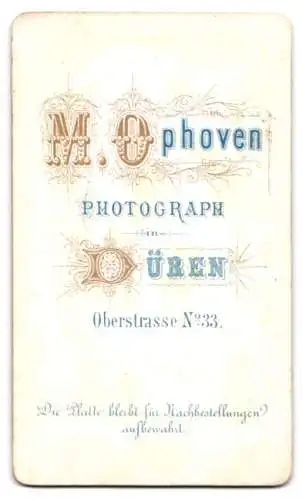 Fotografie M. Ophoven, Düren, Oberstrasse 33, Älterer adretter Herr im schwarzen Anzug mit weissem Haar und Fliege