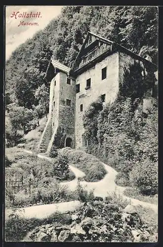 AK Hallstatt, Partie am Museum