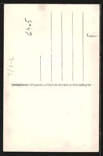 AK Pfaffenhofen, Gasthaus Hubertus gegen die Ruine Hörten