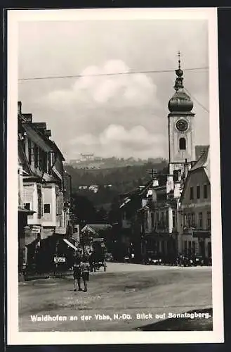 AK Waidhofen an der Ybbs, Blick auf Sonntagberg