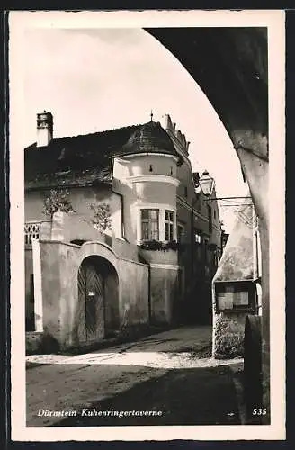 AK Dürnstein /Wachau, An der Kuhenringertaverne