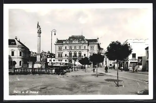 AK Tulln a. d. Donau, Mariensäule auf dem Platz