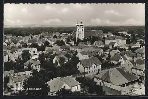 AK Tulln /N.-Ö., Teilansicht mit Kirche
