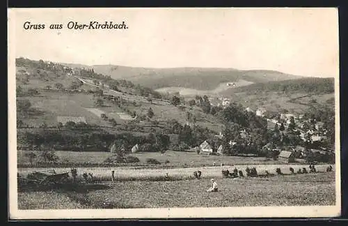 AK Ober-Kirchbach, Panorama