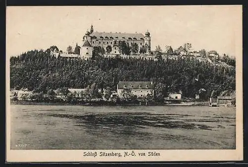 AK Sitzenberg /N.-Oe., Schloss Sitzenberg von Süden