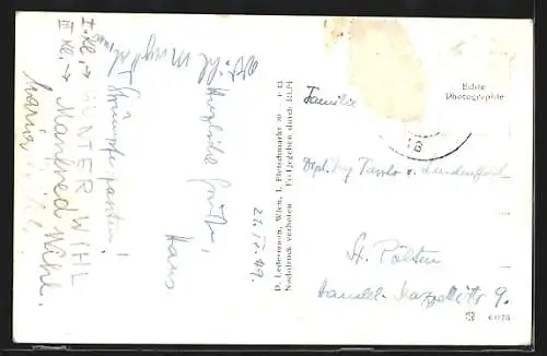 AK Allentsteig, Ortsansicht hinter Donau