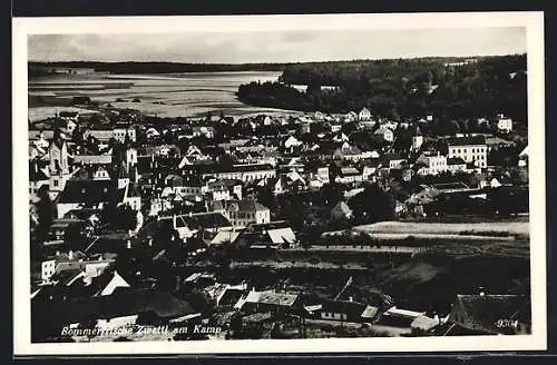 AK Zwettl am Kamp, Panorama aus der Vogelschau