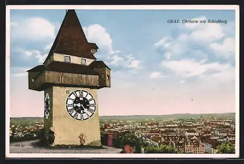 AK Graz, Uhrturm am Schlossberg