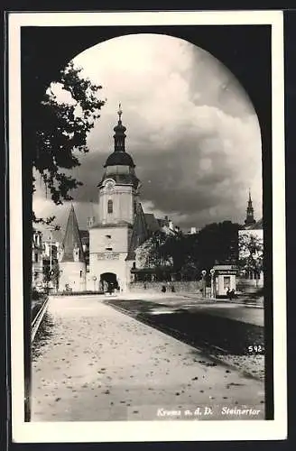 AK Krems a. d. Donau, Blick zum Steinertor