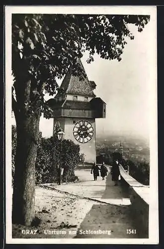 AK Graz, Uhrturm auf dem Schlossberg