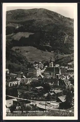 AK Ybbsitz, Ortsansicht gegen den Prochenberg