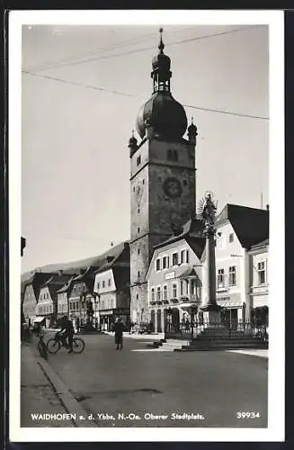 AK Waidhofen a. d. Ybbs, Rathaus am Oberen Stadtplatz