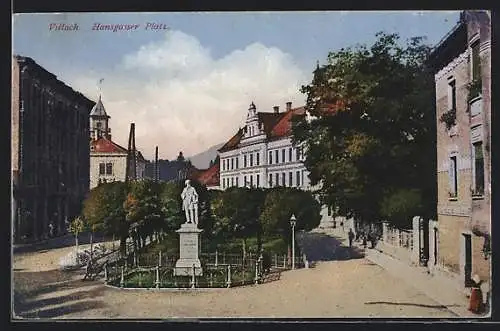 AK Villach, Denkmal am Hansgasser Platz