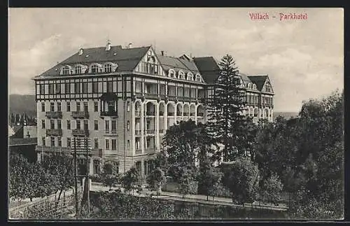 AK Villach, Ansicht vom Parkhotel