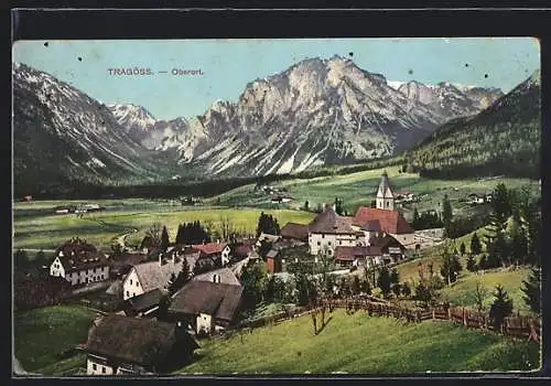 AK Tragöss, Ortsansicht vom Oberort