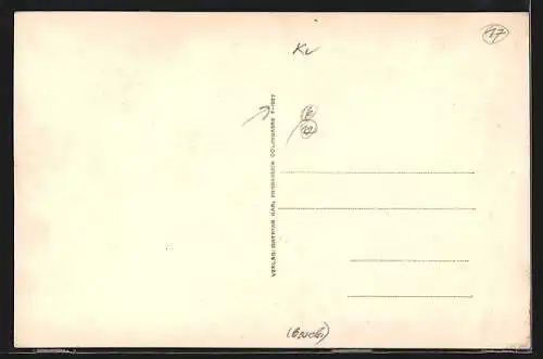 AK Villach, Hauptplatz mit Hotel Post