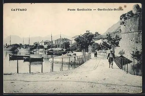 AK Kotor / Cattaro, Ponte Gordicchio, Gordicchio-Brücke