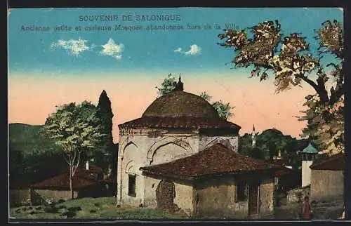 AK Salonique, Ancienne petite et curieuse Mosquée abandonnée hors de la Ville