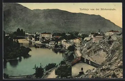 AK Trebinje, Ortsansicht von der Bilekerstrasse