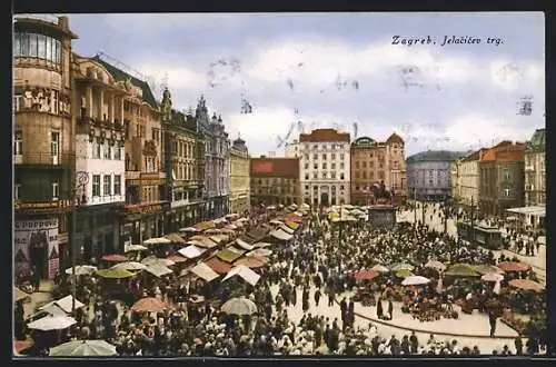 AK Zagreb, Jelacicev trg.