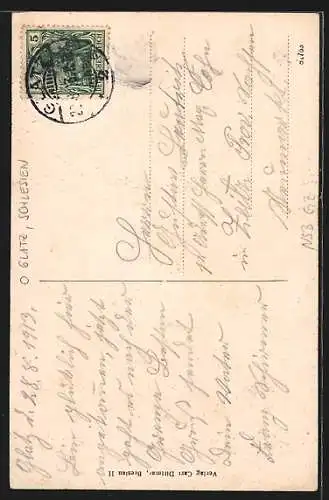 AK Glatz, Blick auf die Festung