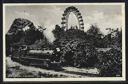 AK Wien, Liliputbahn im Prater