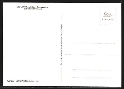 AK Lahr-Dinglingen, Ansicht von Betriebswohnungen