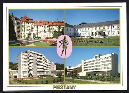 AK Piestany, Thermia Palace, Vojenský liec. ústav, Park, Výskumný ústav reumatických chorob