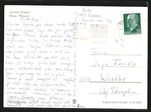 AK Potsdam, Interhotel Potsdam