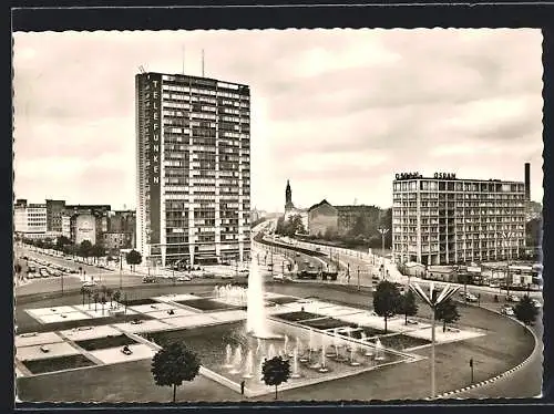 AK Berlin, Blick über den Ernst-Reuter-Platz