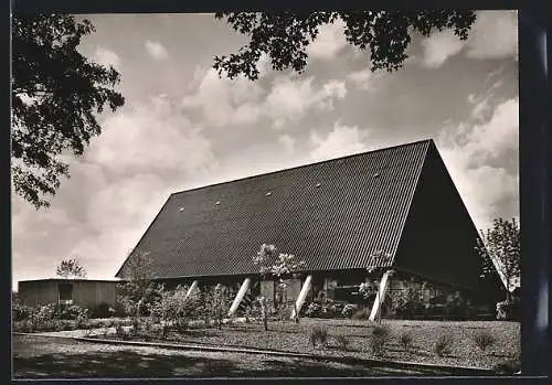 AK Krefeld, Kath. Kirche St. Hubertus, Moerser Strasse Ecke Hohendyk