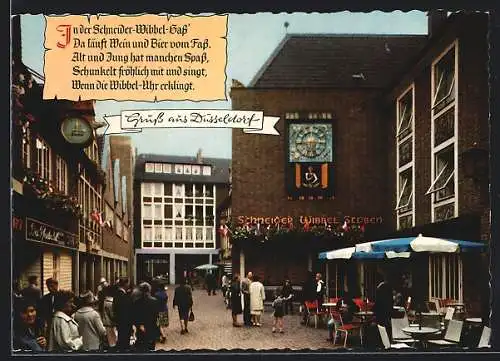 AK Düsseldorf, Die Schneider-Wibbel-Gasse