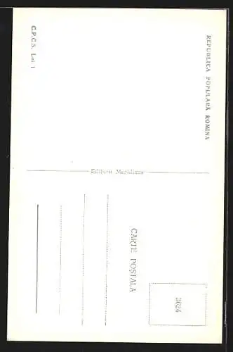 AK Eforie, Belebte Szene am Neubaukomplex