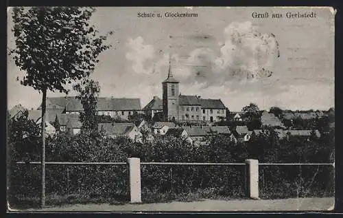 AK Gerbstedt, Schule u. Glockenturm