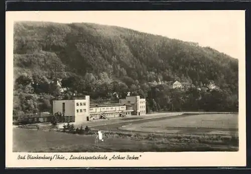 AK Bad Blankenburg /Thür., Landessportschule Arthur Becker