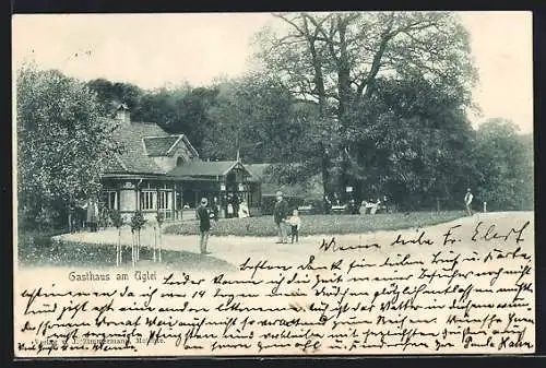 AK Uglei, Ansicht vom Gasthaus