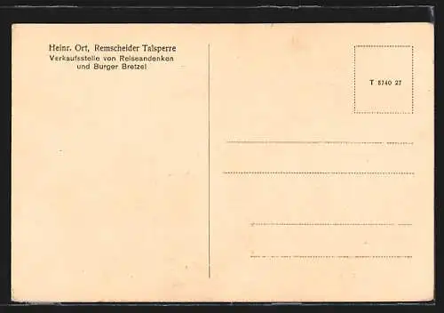 AK Remscheid, An der Talsperre