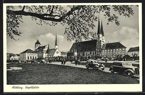 AK Altötting, Autos am Kapellplatz