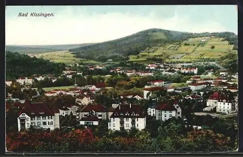 AK Bad Kissingen, Ortsansicht aus der Vogelschau